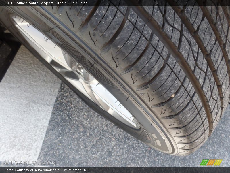 Marlin Blue / Beige 2018 Hyundai Santa Fe Sport
