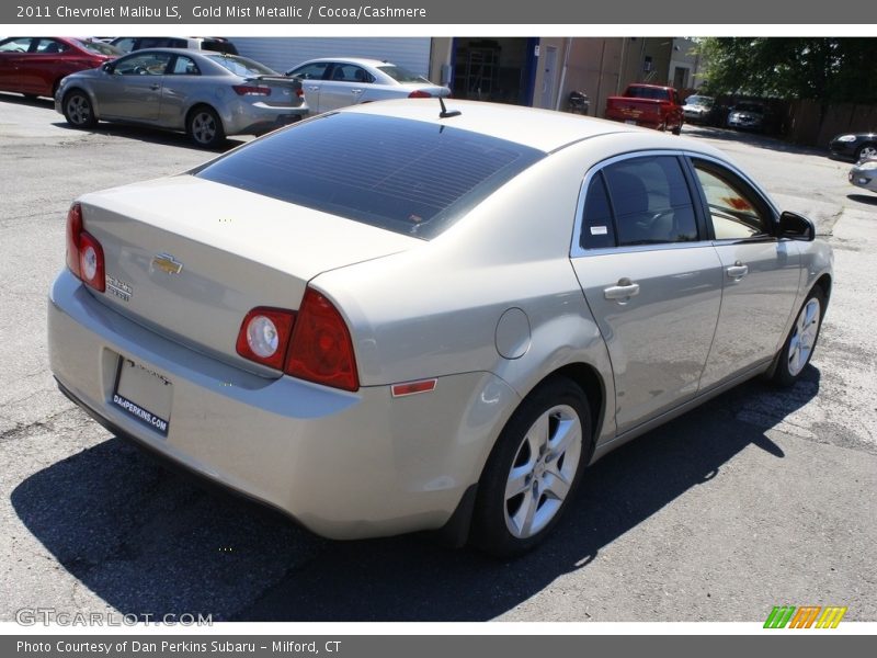 Gold Mist Metallic / Cocoa/Cashmere 2011 Chevrolet Malibu LS