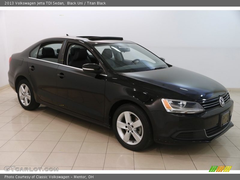 Black Uni / Titan Black 2013 Volkswagen Jetta TDI Sedan