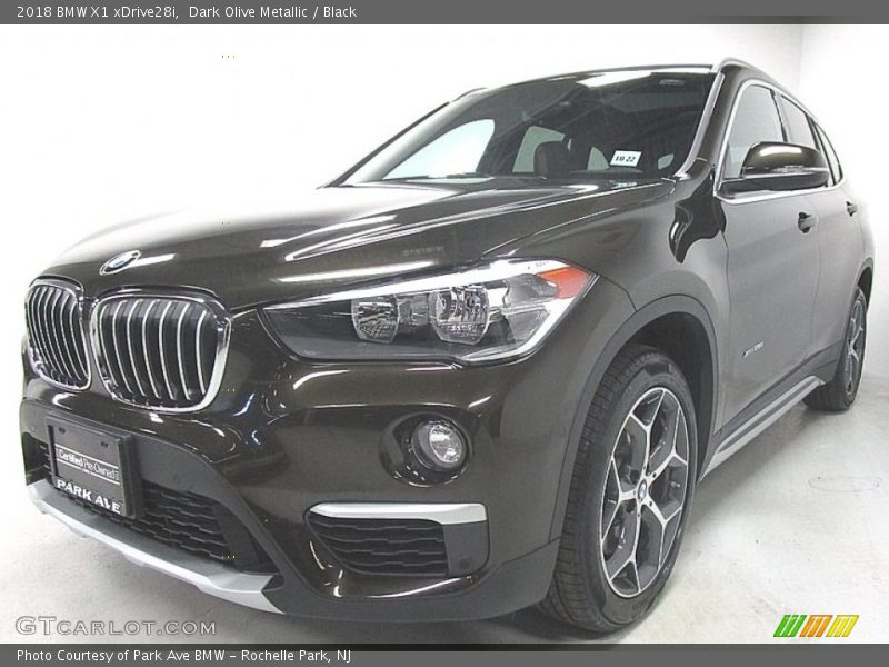 Dark Olive Metallic / Black 2018 BMW X1 xDrive28i