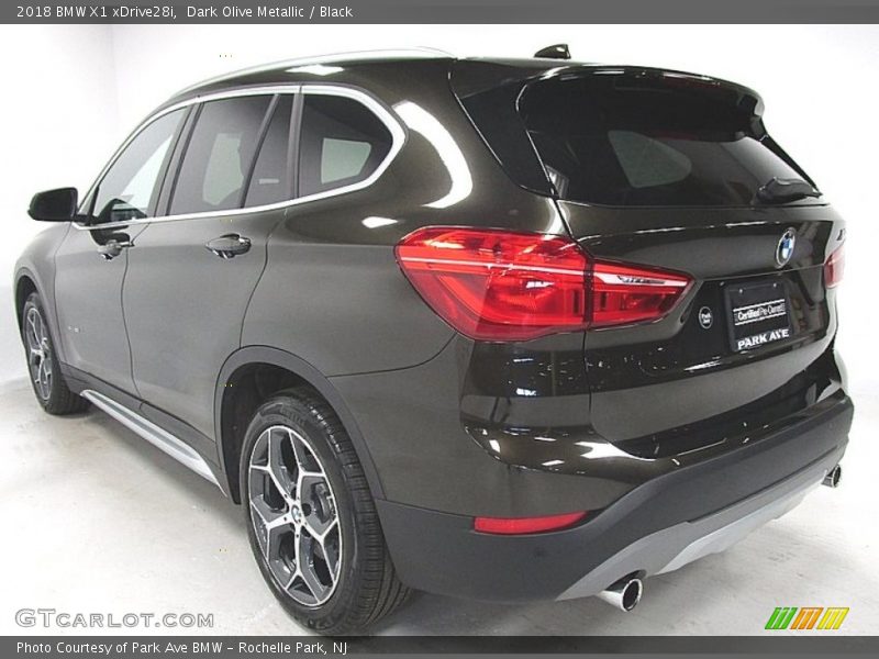 Dark Olive Metallic / Black 2018 BMW X1 xDrive28i