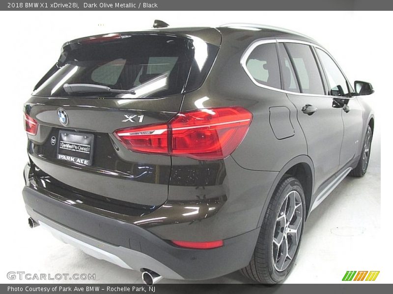 Dark Olive Metallic / Black 2018 BMW X1 xDrive28i