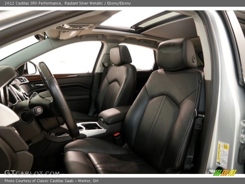 Radiant Silver Metallic / Ebony/Ebony 2012 Cadillac SRX Performance