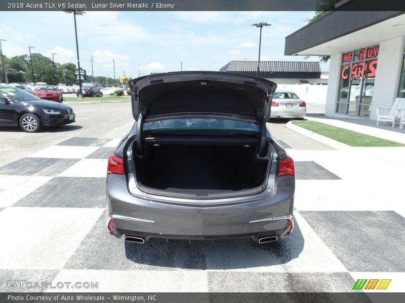 Lunar Silver Metallic / Ebony 2018 Acura TLX V6 Sedan