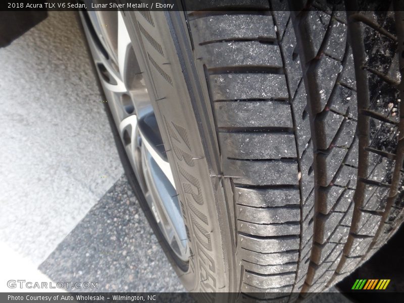 Lunar Silver Metallic / Ebony 2018 Acura TLX V6 Sedan