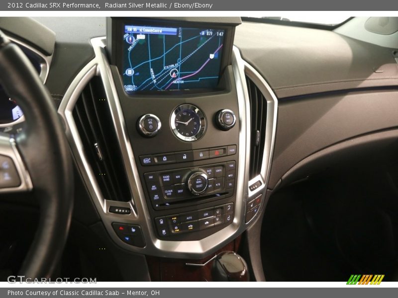 Radiant Silver Metallic / Ebony/Ebony 2012 Cadillac SRX Performance
