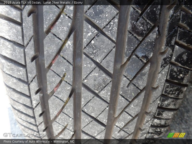 Lunar Silver Metallic / Ebony 2018 Acura TLX V6 Sedan