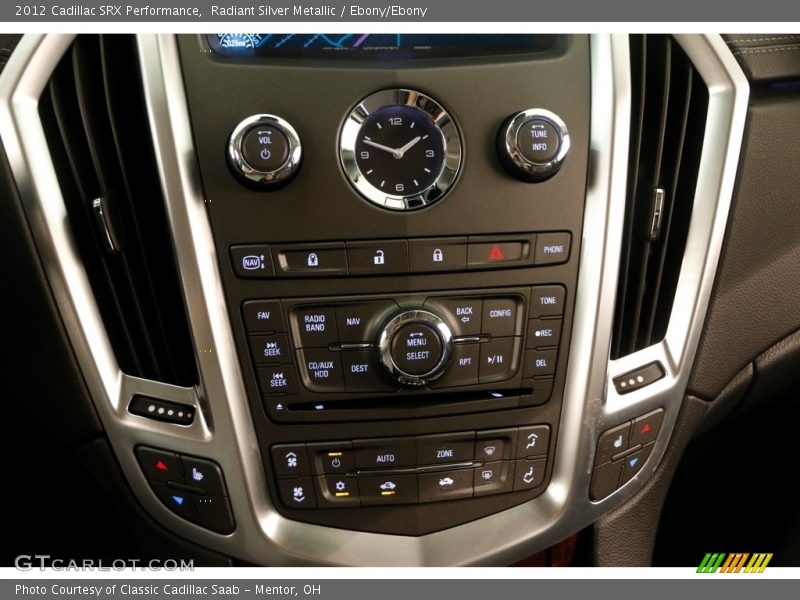 Radiant Silver Metallic / Ebony/Ebony 2012 Cadillac SRX Performance