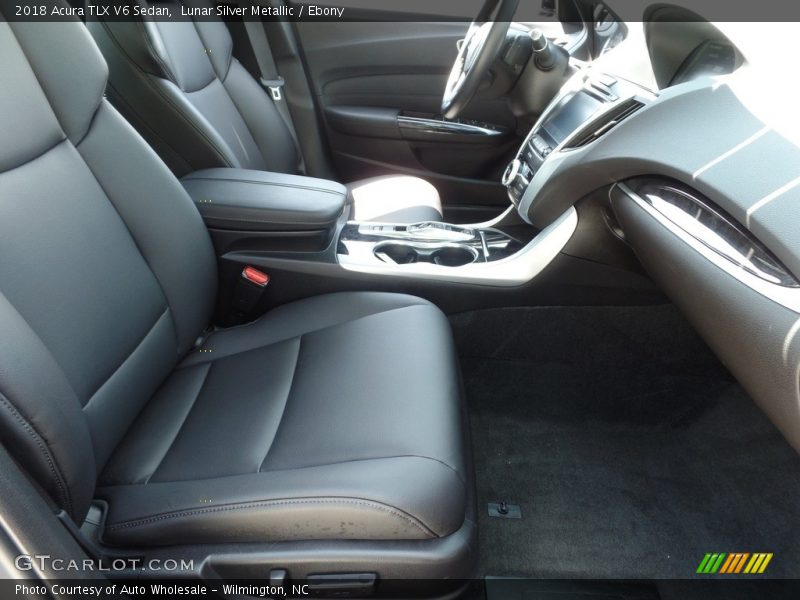 Lunar Silver Metallic / Ebony 2018 Acura TLX V6 Sedan