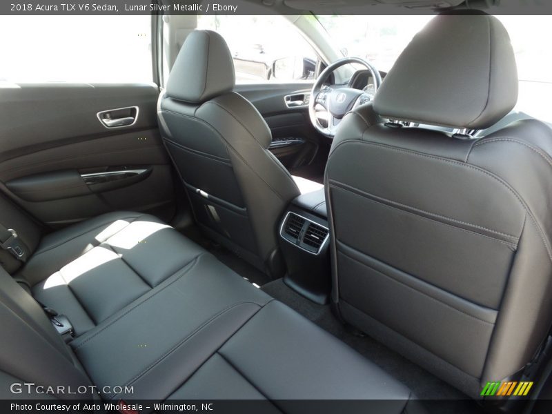 Lunar Silver Metallic / Ebony 2018 Acura TLX V6 Sedan