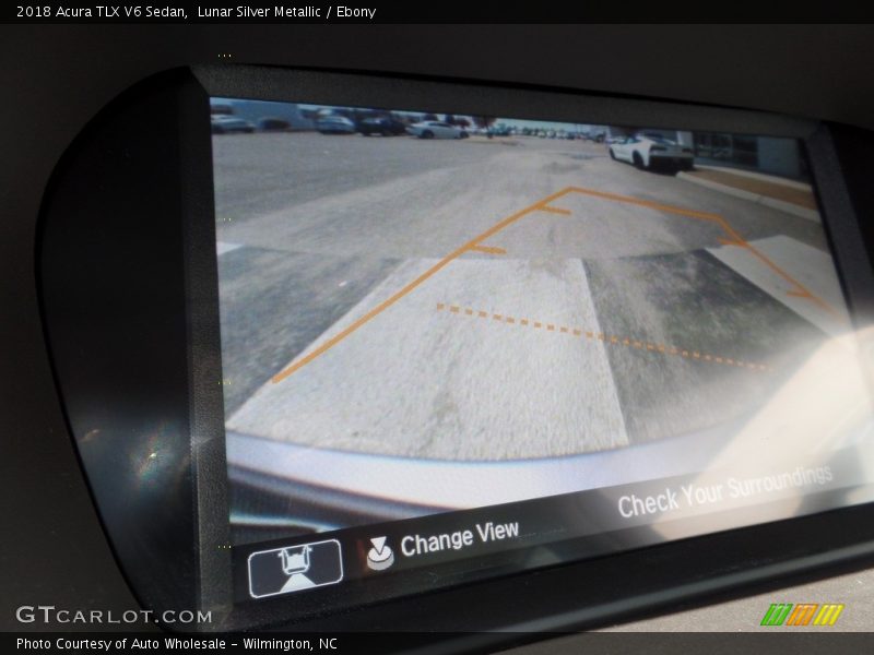 Lunar Silver Metallic / Ebony 2018 Acura TLX V6 Sedan