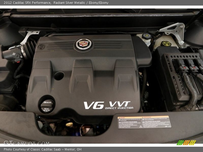 Radiant Silver Metallic / Ebony/Ebony 2012 Cadillac SRX Performance
