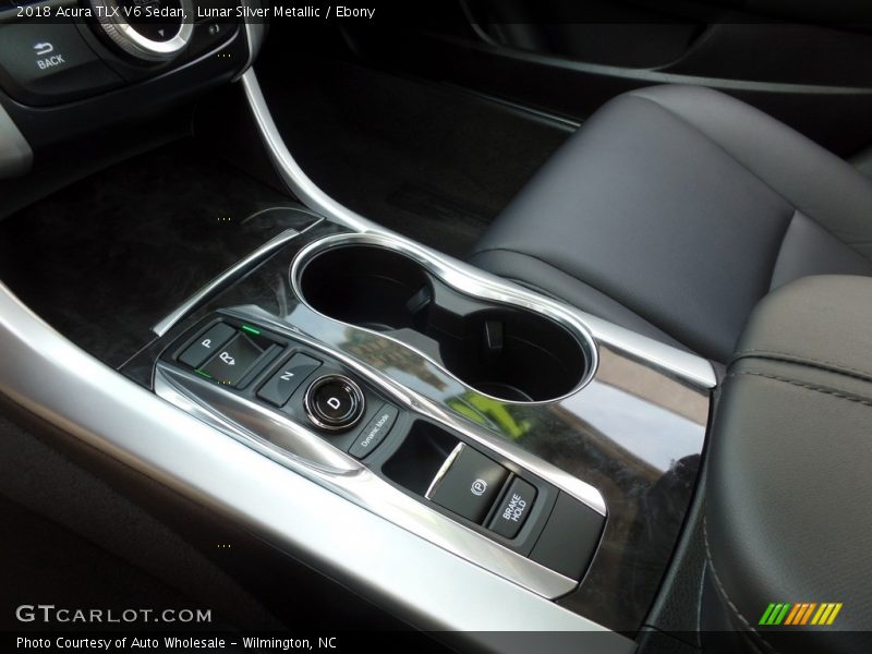 Lunar Silver Metallic / Ebony 2018 Acura TLX V6 Sedan
