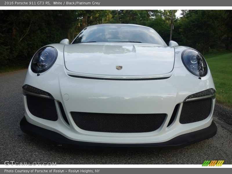 White / Black/Platinum Grey 2016 Porsche 911 GT3 RS