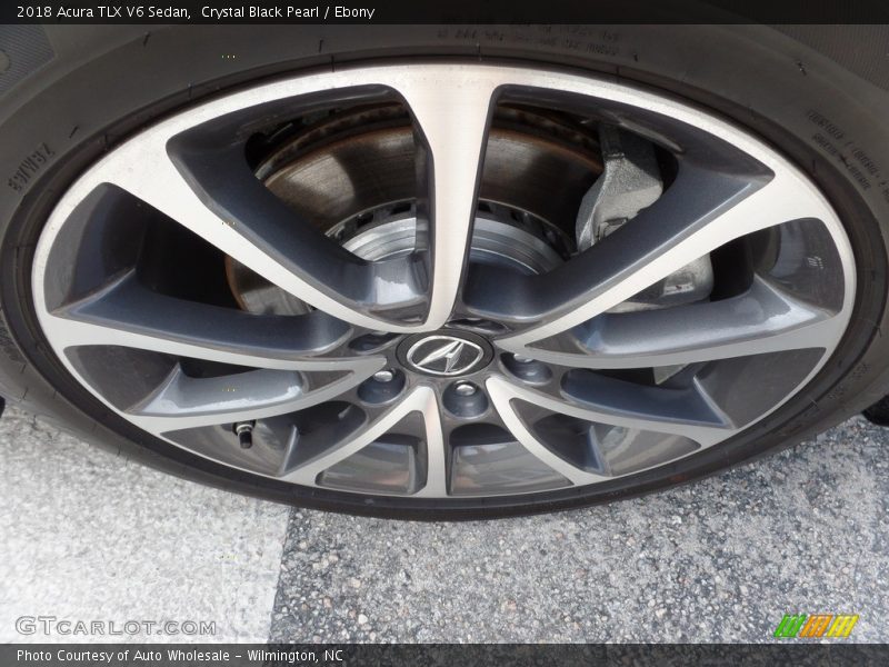 Crystal Black Pearl / Ebony 2018 Acura TLX V6 Sedan