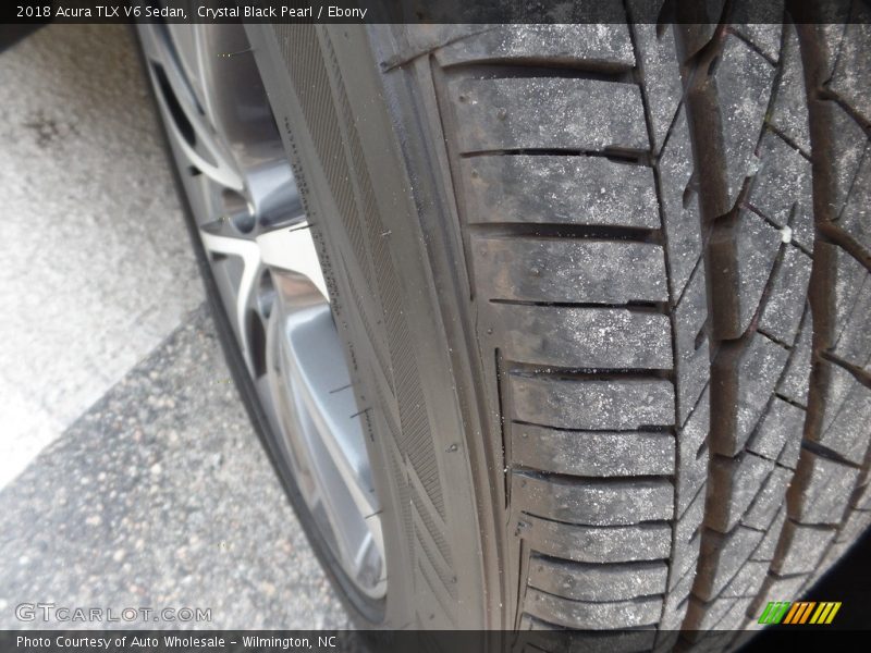 Crystal Black Pearl / Ebony 2018 Acura TLX V6 Sedan