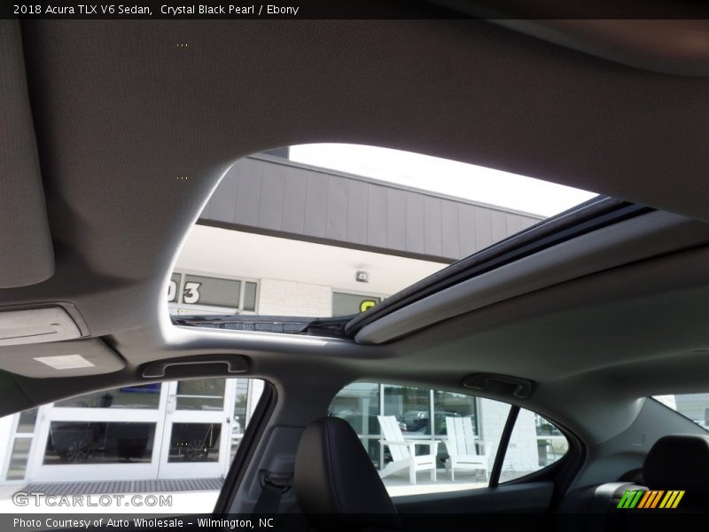 Crystal Black Pearl / Ebony 2018 Acura TLX V6 Sedan