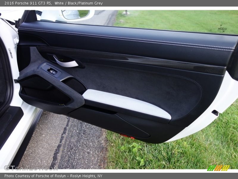 White / Black/Platinum Grey 2016 Porsche 911 GT3 RS