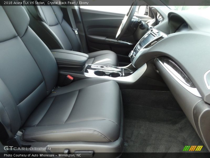 Crystal Black Pearl / Ebony 2018 Acura TLX V6 Sedan