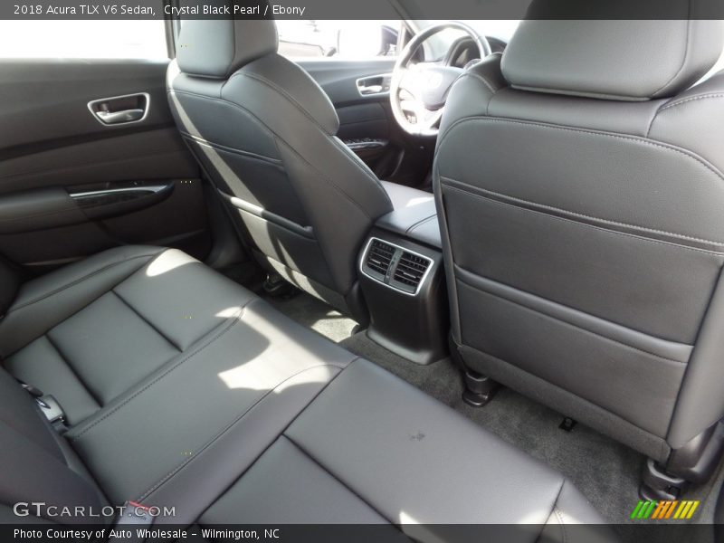 Crystal Black Pearl / Ebony 2018 Acura TLX V6 Sedan