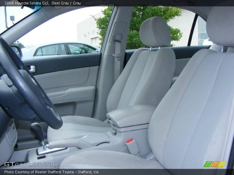 Steel Gray / Gray 2008 Hyundai Sonata GLS
