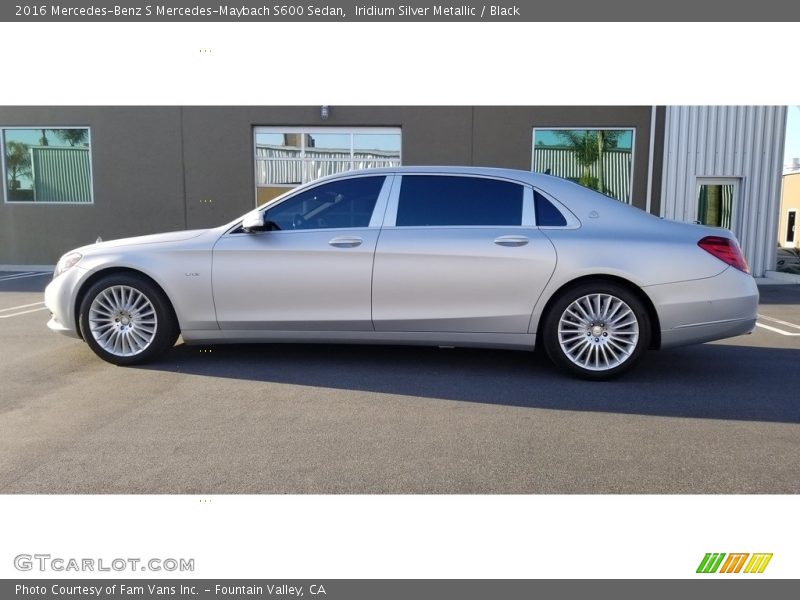 Iridium Silver Metallic / Black 2016 Mercedes-Benz S Mercedes-Maybach S600 Sedan