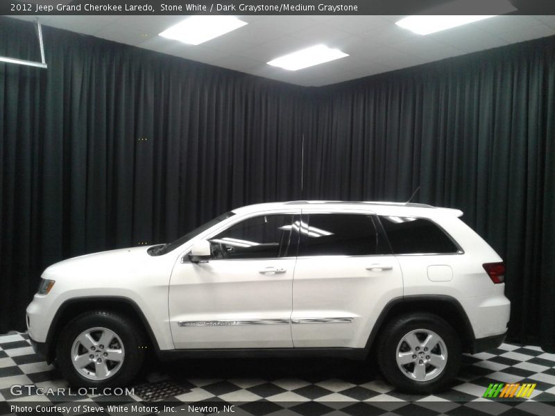 Stone White / Dark Graystone/Medium Graystone 2012 Jeep Grand Cherokee Laredo