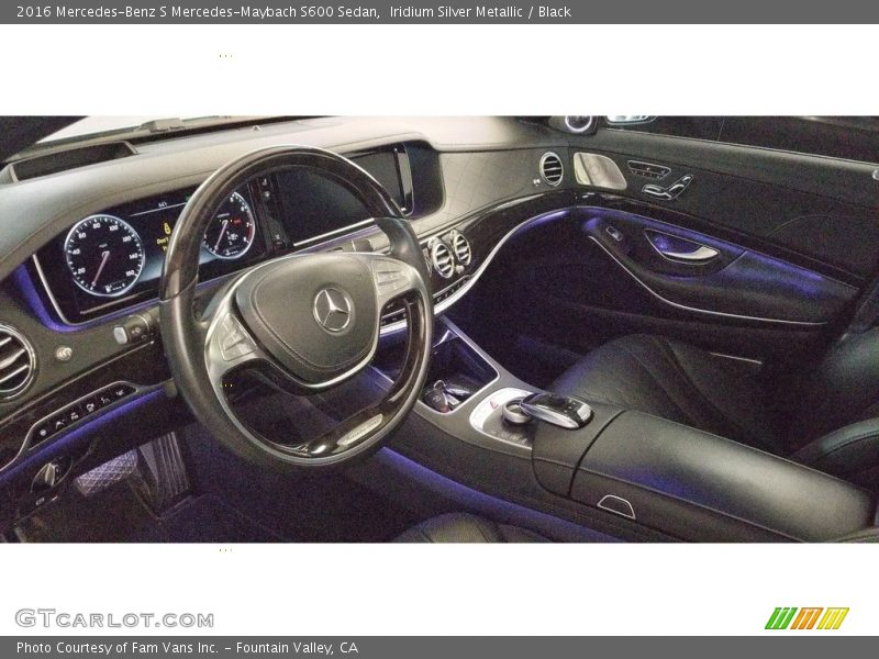 Iridium Silver Metallic / Black 2016 Mercedes-Benz S Mercedes-Maybach S600 Sedan