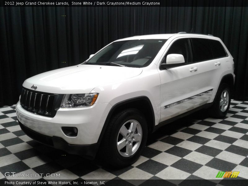 Stone White / Dark Graystone/Medium Graystone 2012 Jeep Grand Cherokee Laredo