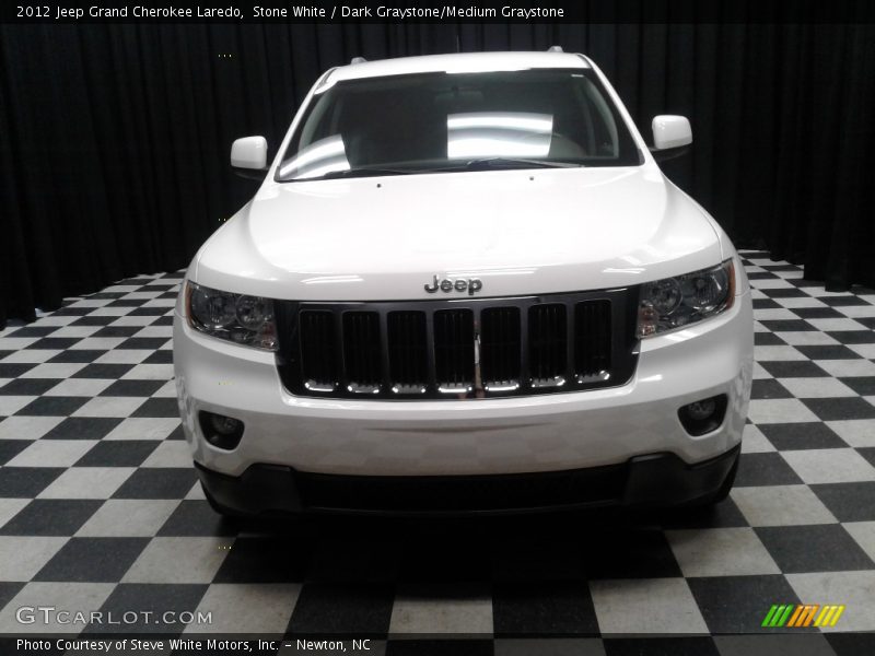 Stone White / Dark Graystone/Medium Graystone 2012 Jeep Grand Cherokee Laredo