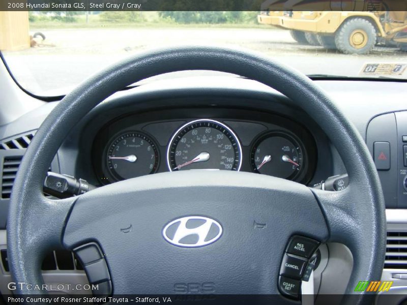 Steel Gray / Gray 2008 Hyundai Sonata GLS
