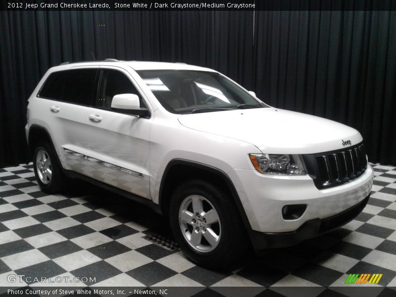 Stone White / Dark Graystone/Medium Graystone 2012 Jeep Grand Cherokee Laredo