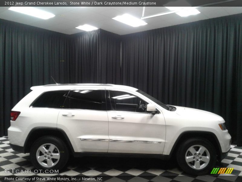 Stone White / Dark Graystone/Medium Graystone 2012 Jeep Grand Cherokee Laredo