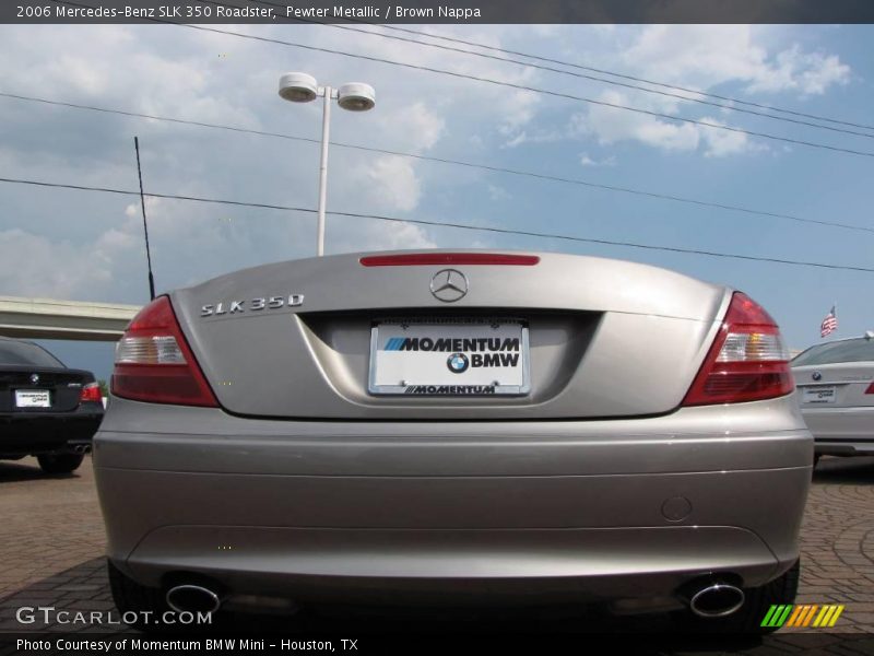 Pewter Metallic / Brown Nappa 2006 Mercedes-Benz SLK 350 Roadster