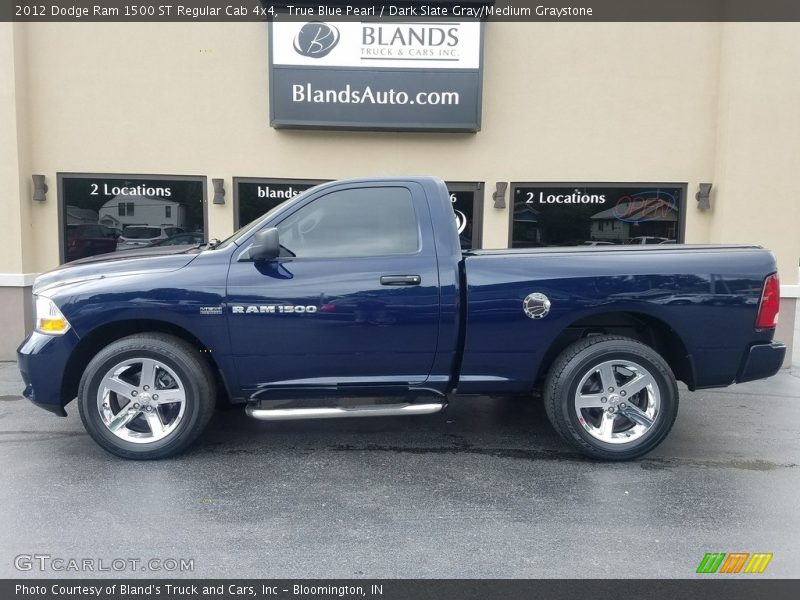 True Blue Pearl / Dark Slate Gray/Medium Graystone 2012 Dodge Ram 1500 ST Regular Cab 4x4