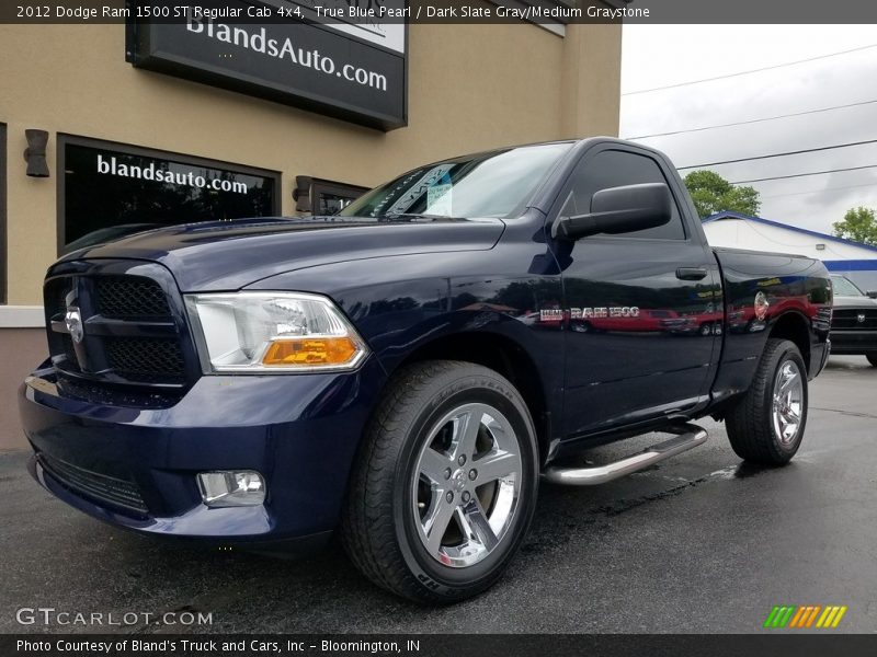 True Blue Pearl / Dark Slate Gray/Medium Graystone 2012 Dodge Ram 1500 ST Regular Cab 4x4