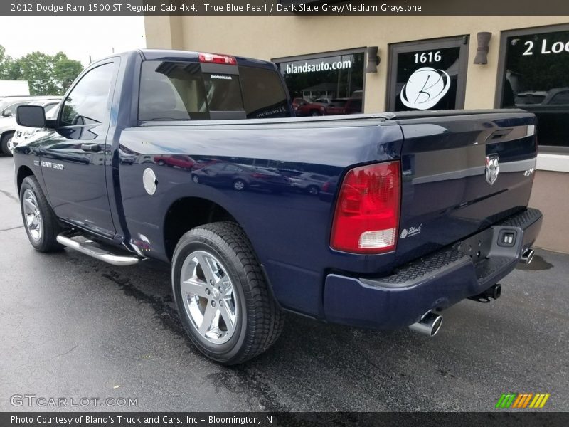 True Blue Pearl / Dark Slate Gray/Medium Graystone 2012 Dodge Ram 1500 ST Regular Cab 4x4