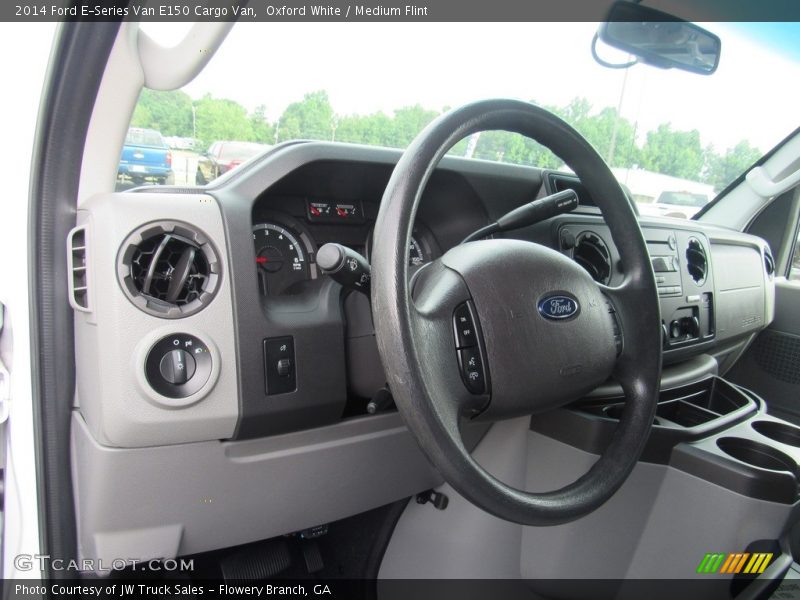 Oxford White / Medium Flint 2014 Ford E-Series Van E150 Cargo Van