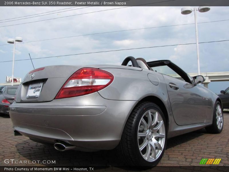 Pewter Metallic / Brown Nappa 2006 Mercedes-Benz SLK 350 Roadster