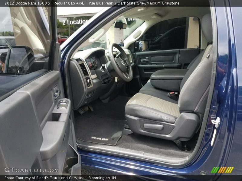 True Blue Pearl / Dark Slate Gray/Medium Graystone 2012 Dodge Ram 1500 ST Regular Cab 4x4