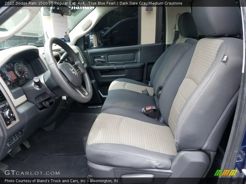 True Blue Pearl / Dark Slate Gray/Medium Graystone 2012 Dodge Ram 1500 ST Regular Cab 4x4
