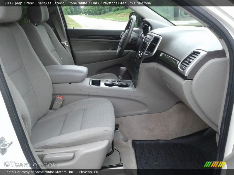 Stone White / Dark Graystone/Medium Graystone 2012 Jeep Grand Cherokee Laredo