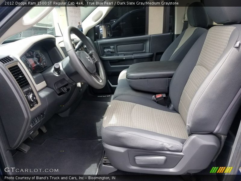 True Blue Pearl / Dark Slate Gray/Medium Graystone 2012 Dodge Ram 1500 ST Regular Cab 4x4