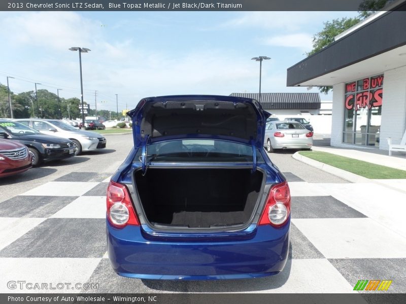 Blue Topaz Metallic / Jet Black/Dark Titanium 2013 Chevrolet Sonic LTZ Sedan