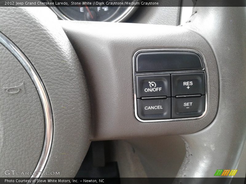Stone White / Dark Graystone/Medium Graystone 2012 Jeep Grand Cherokee Laredo