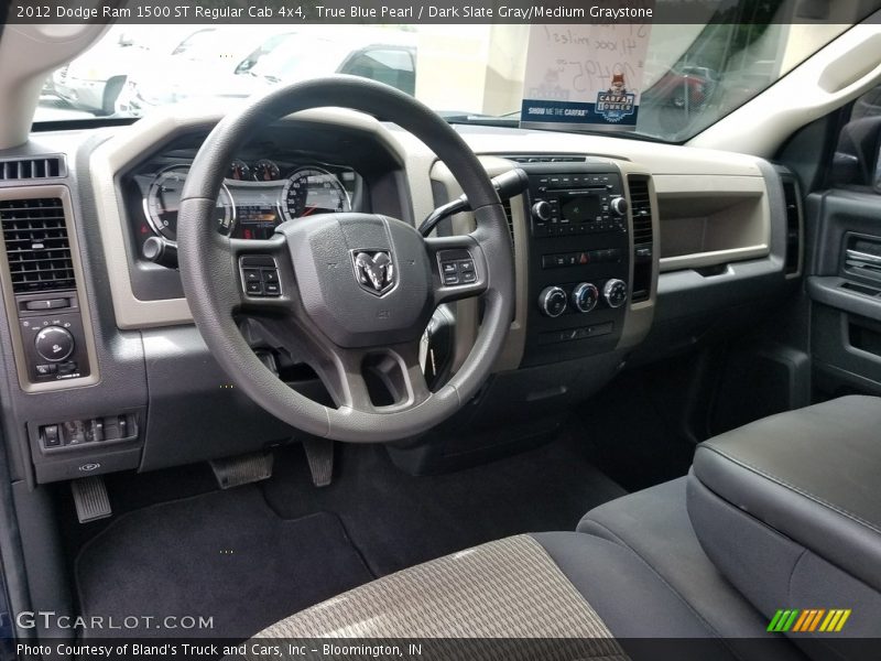 True Blue Pearl / Dark Slate Gray/Medium Graystone 2012 Dodge Ram 1500 ST Regular Cab 4x4
