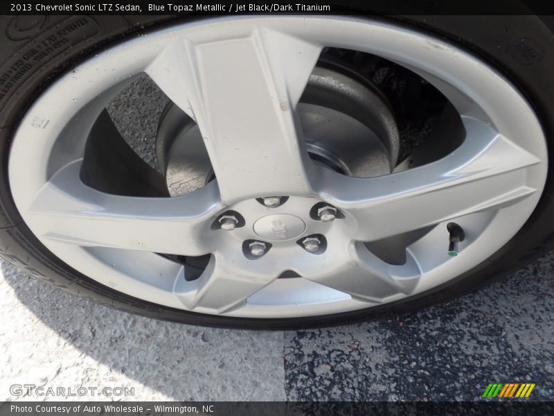 Blue Topaz Metallic / Jet Black/Dark Titanium 2013 Chevrolet Sonic LTZ Sedan