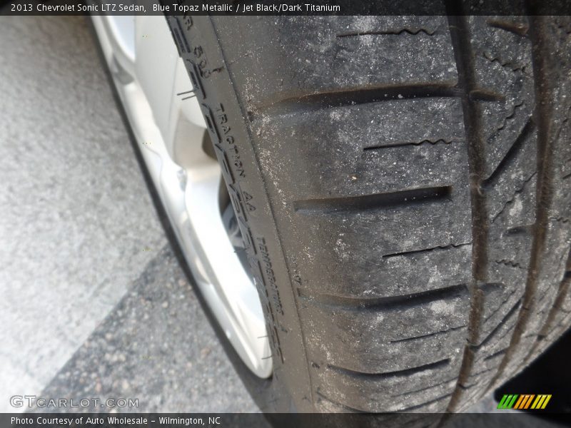 Blue Topaz Metallic / Jet Black/Dark Titanium 2013 Chevrolet Sonic LTZ Sedan