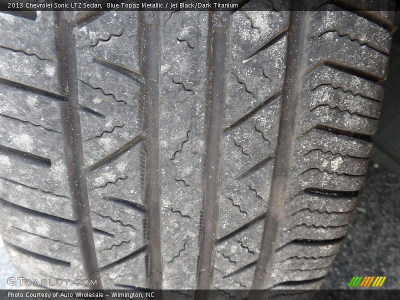 Blue Topaz Metallic / Jet Black/Dark Titanium 2013 Chevrolet Sonic LTZ Sedan