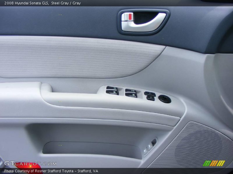 Steel Gray / Gray 2008 Hyundai Sonata GLS